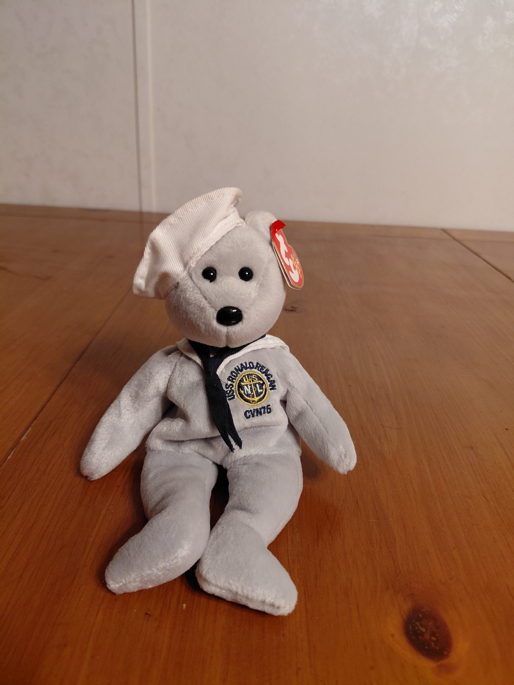 Ty Beanie Baby ~ USS Ronald Reagan CVN76 “Ronnie” ~ 2003 ~ (8.5 inch) NWMT